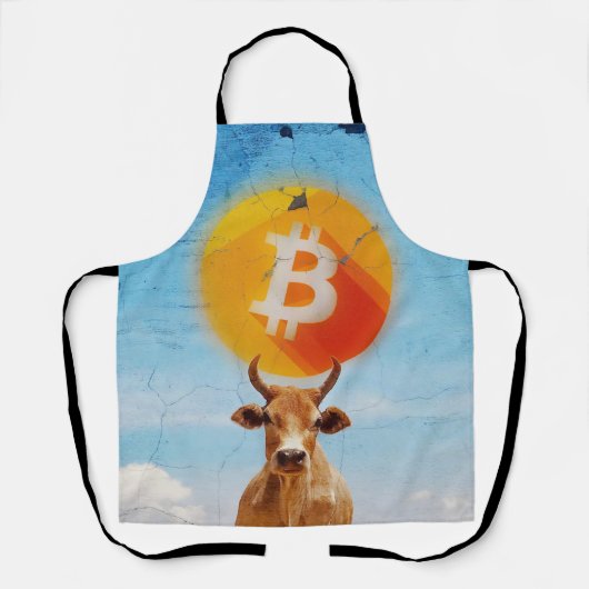 Tablier Taureau résilient Bitcoin (Recto)