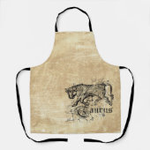 Tablier Taurus zodiaque vintage (Recto)