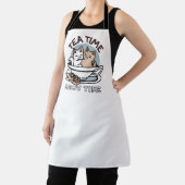 Tablier Tea Time Meow Time - Cute Cat and Tea Design (Insitu)
