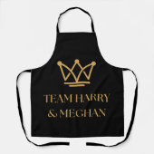 TABLIER TEAM HARRY & MEGHAN AVEC GOLD CROWN (Recto)