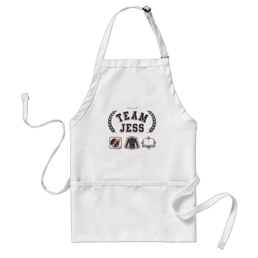 Tablier Team Jess Conception Gilmore Girls (Devant)