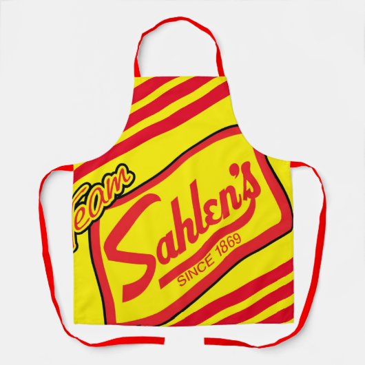 Tablier Team Sahlen Apron en version intégrale (Recto)