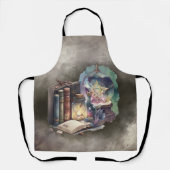 Tablier Técherie | Tomes du Spellbook Pastel et boule de c (Recto)