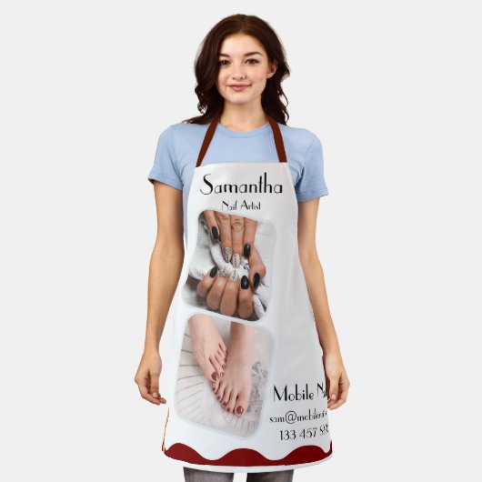 Tablier Technicien/Manicuriste (Porté)