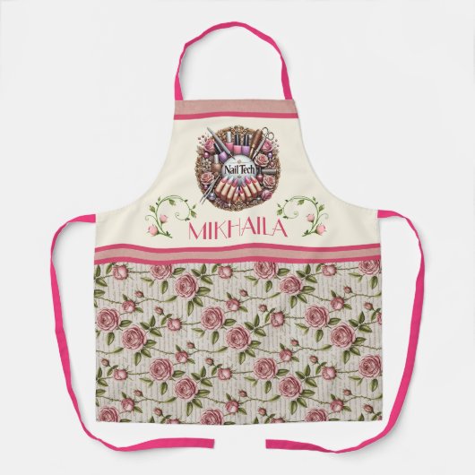 Tablier Technicienne en Manucure (Recto)