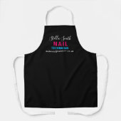 Tablier Technicienne en pose d'ongles Maquilleuse (Recto)