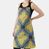 Tablier Technique indonésienne de teinture de résistance à (Insitu)