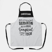 Tablier Technologie chirurgicale personnalisée | Technolog (Recto)