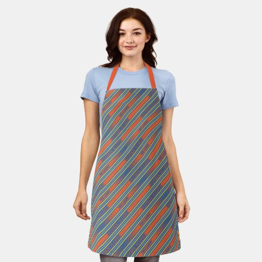 Tablier Ted Lasso | Fútbol is Life Stripe Pattern (Porté)