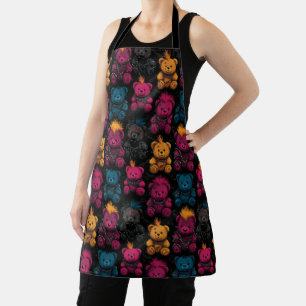 Tablier Teddies Motifs rebelles Punk Rock sans voile