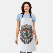 Tablier Tee-shirt graphique vectoriel Patriotic Beachcombe (Porté)