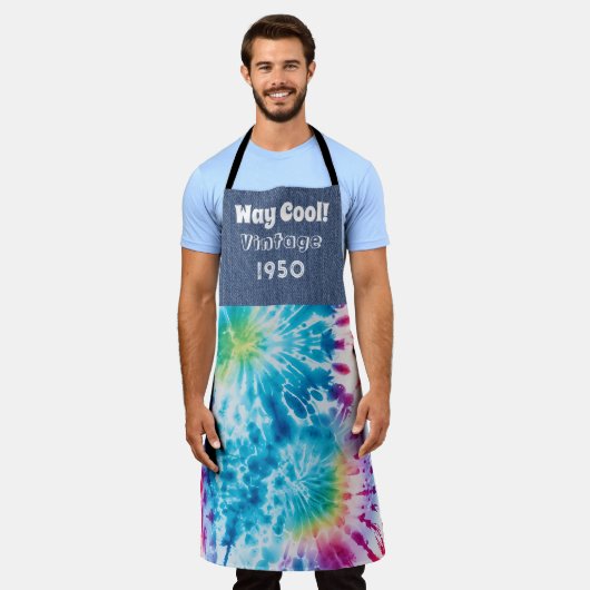 Tablier Teinture de teinture de teint sur mesure pour l'an (Porté)