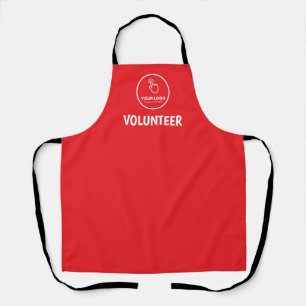 Tablier Téléchargez facilement votre logo Custom Volunteer