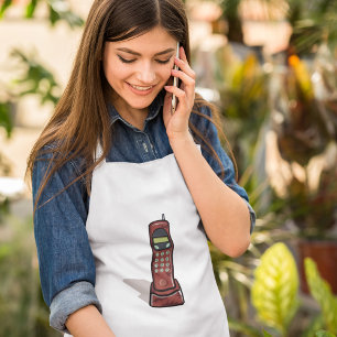 Tablier Téléphone sans fil rétro Vintage 90s