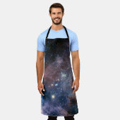 Tablier Télescope Nebula Hubble Carina Rouge et Bleu (Porté)