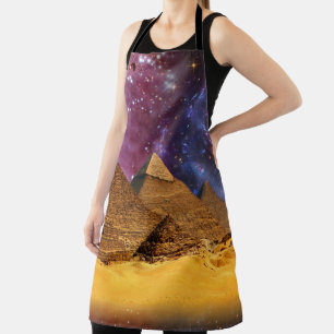 Tablier tempête cosmique au-dessus de l'égypte