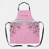 Tablier Temps de Cuire Apron Rose et Noir (Recto)