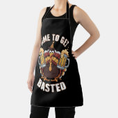 Tablier Temps To Get Basted Funny Beer Thanksgiving Turkey (Insitu)