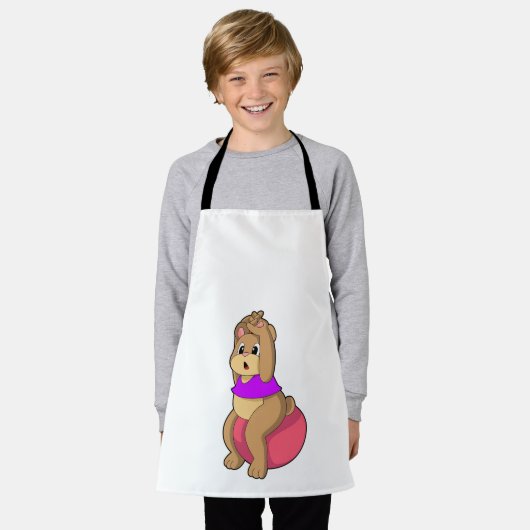 Tablier Tenez-vous en forme avec l'exercice ball.PNG (Porté)