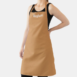 Tablier Terracotta Nom Moderne Simple Minimaliste Chic