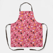 Tablier Terrazzo Motif rose (Recto)