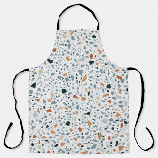 Tablier Terrazzo sol marbre sans soudure patter artisanal