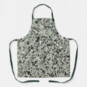 Tablier Terrazzo Vert Moderne (Recto)
