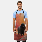 Tablier Terre-Neuve en automne Leaves Fall Inspire (Porté)