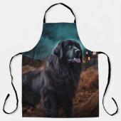 Tablier Terre-Neuve Halloween (Recto)