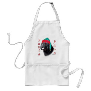 Tablier Terre-Neuve (noir) Père Noël Paws