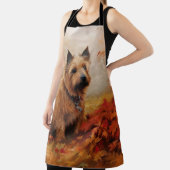 Tablier Terrier australien en automne Leaves automne Inspi (Insitu)