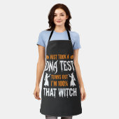 Tablier Test ADN sorcière drôle Halloween Graphique (Porté)