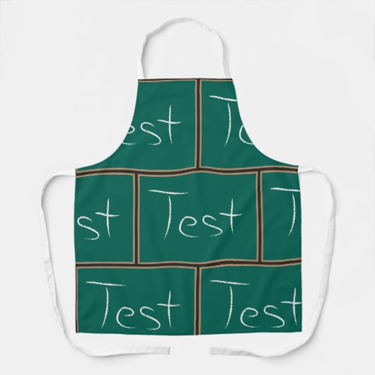 Tablier Test Chalkboard School (Recto)