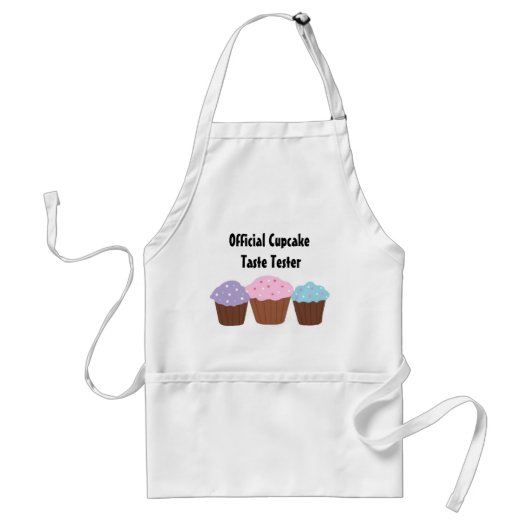 Tablier Testeur de goût de cupcakes officiel (Devant)