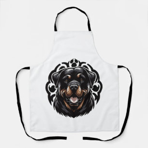 Tablier Tête de chien Rottweiler