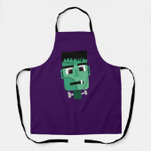 Tablier Tête de monstre de Frankenstein (Recto)