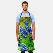 Tablier Texas Bluebonnets Meilleure maman Jour des Mères (Porté)