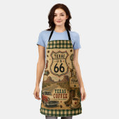 Tablier Texas Ranch Coffee Kitchen Américain (Porté)