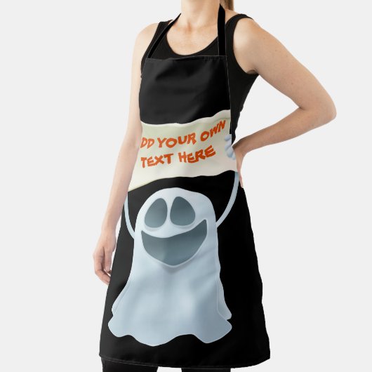 Tablier Texte d'attente du fantôme (Insitu)
