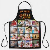 Tablier Texte personnalisé #1 DAD GRILL MASTER 16 Photo (Recto)