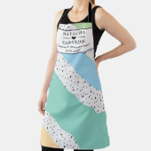 Tablier Texte personnalisé, aquarelle Cuisine (Insitu)