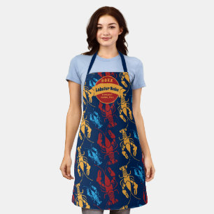 Tablier Texte personnalisé du pain de homard de la Nouvel