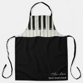 Tablier Texte personnalisé Meilleur père Ajouter un nom Pi (Recto)