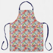 Tablier Texture avec de vrais timbres. (Recto)