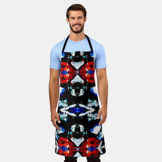 Tablier Texture couleur Abstraite (Porté)