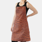 Tablier texture de fond en cuir Brown, abstrait, a (Insitu)