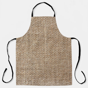 Tablier Texture de lin brut
