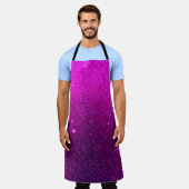 Tablier Texture de luxe violet. Arrière - plan de vacances (Porté)