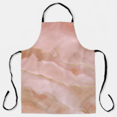 Tablier Texture de marbre rose (Recto)