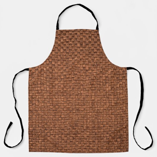 Tablier texture de tissu brun pour arrière - plan (Recto)